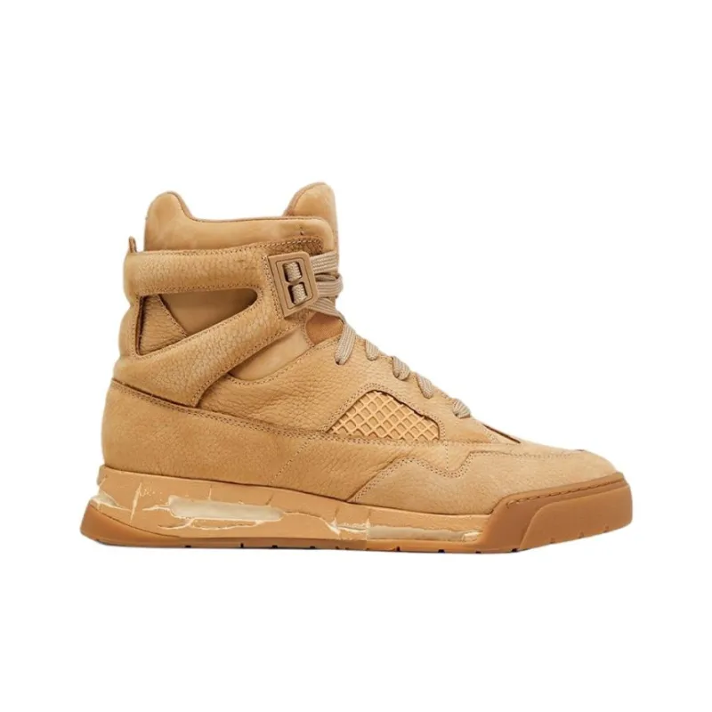 Maison Margiela High Top Stylish Skateboarding Shoes Men's Yellow-1
