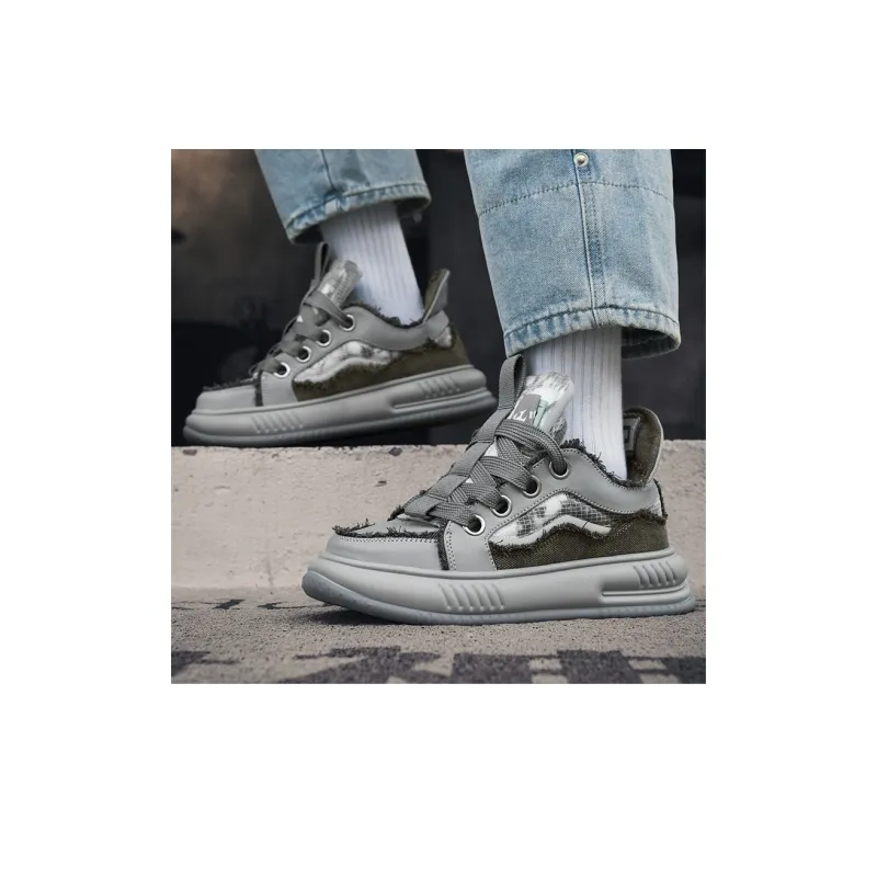 Grumpy Ram Anti-Slip And Wear-Resistant Breathable Low-Top Skateboard Shoes Men's-11