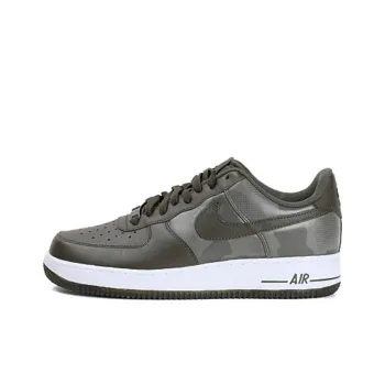 Nike Air Force 1 Anti-Slip Wear-Resistant Low-Top Skateboard Shoes Men's Dark Green