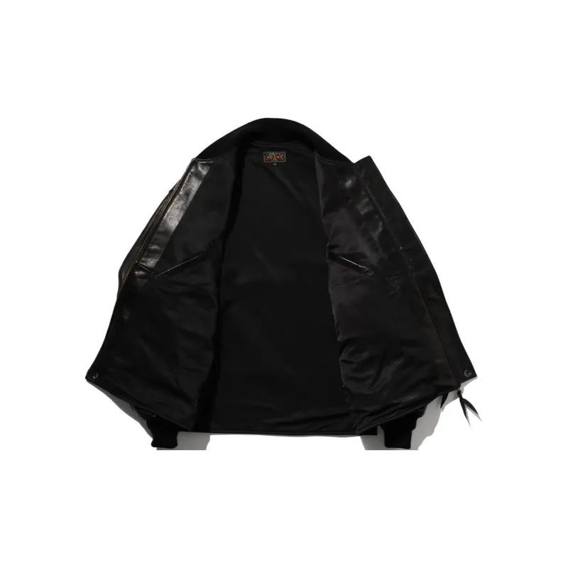 Beams FUTURE ARCHIVE Series FW24 Leather Jacket Men's Black-2