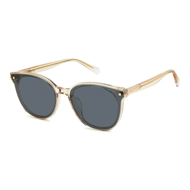 Polaroid Oval Polarized Sunglasses Unisex Gray Lens-3