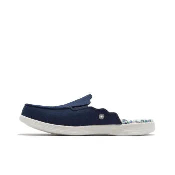 Skechers Foam Sole Stitching Wrap-toe Slippers Women's Blue