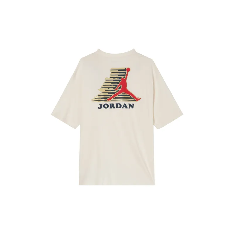 Jordan T-Shirt Men's Light Ivory White-1