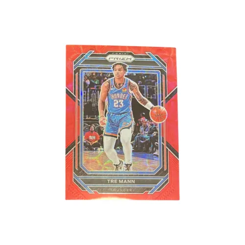 PANINI 2022-23 Prizm Tre Mann Trey Mann Edmonton Oilers Choice Red Circle Card Quality Guaranteed Sports Cards 1 Piece