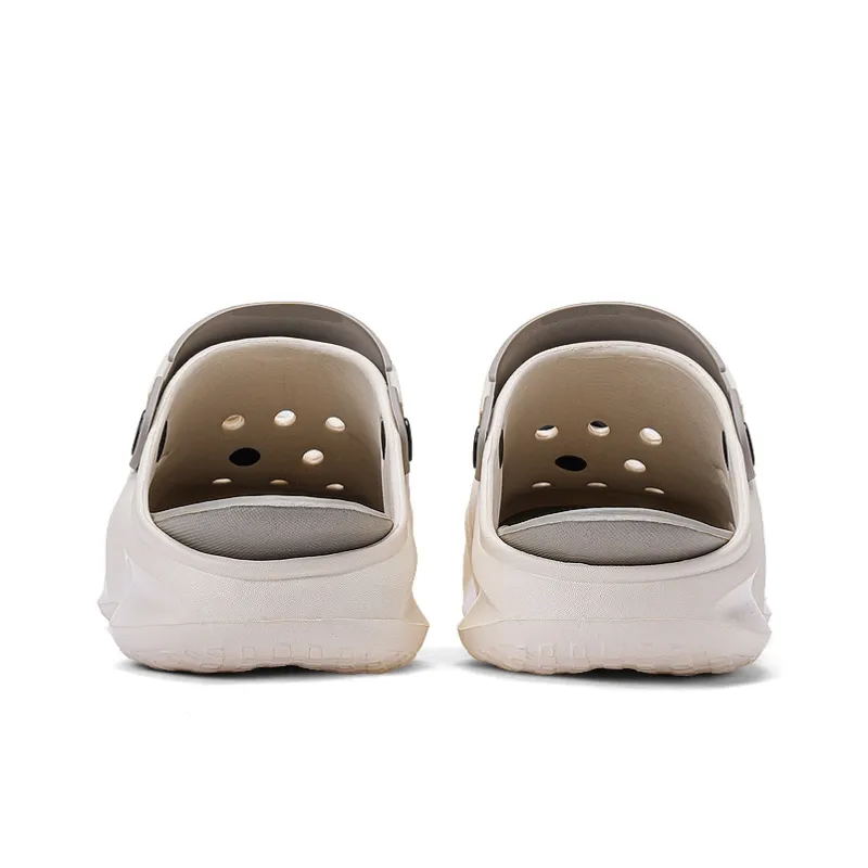 HLA JEANS Beach Sandals Men White, Black-16