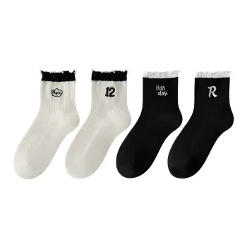 XXLLG Mid-Calf Socks Women's 4 Pack