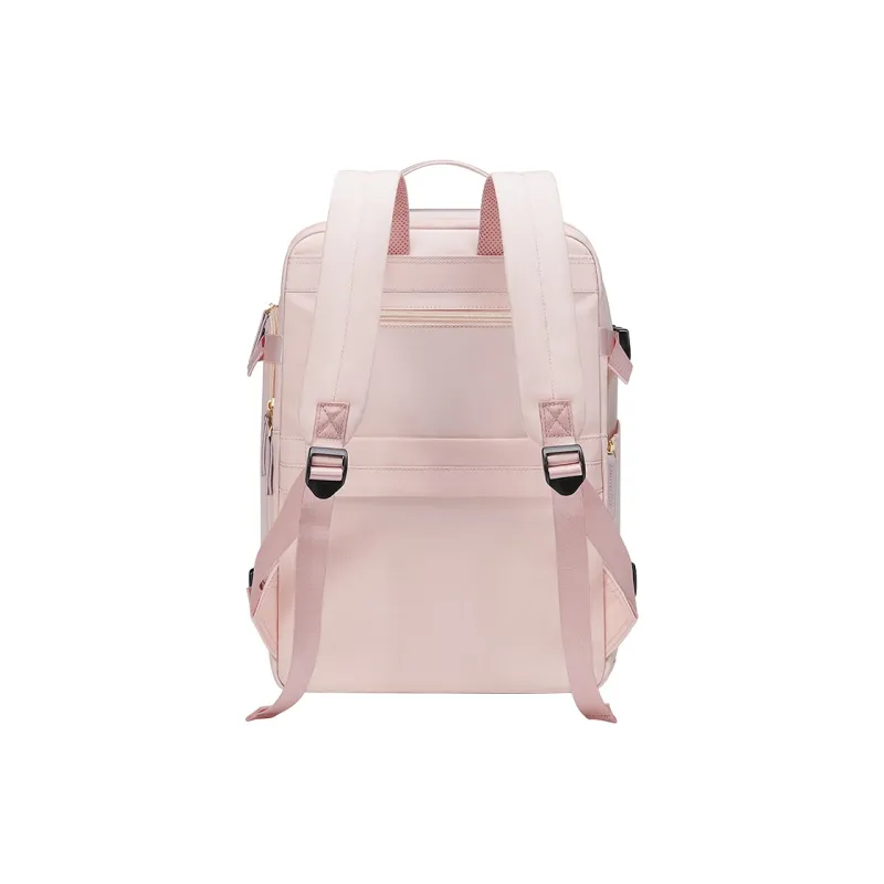 GOLF Fabric Backpack Regular Women's Blue Pink-3