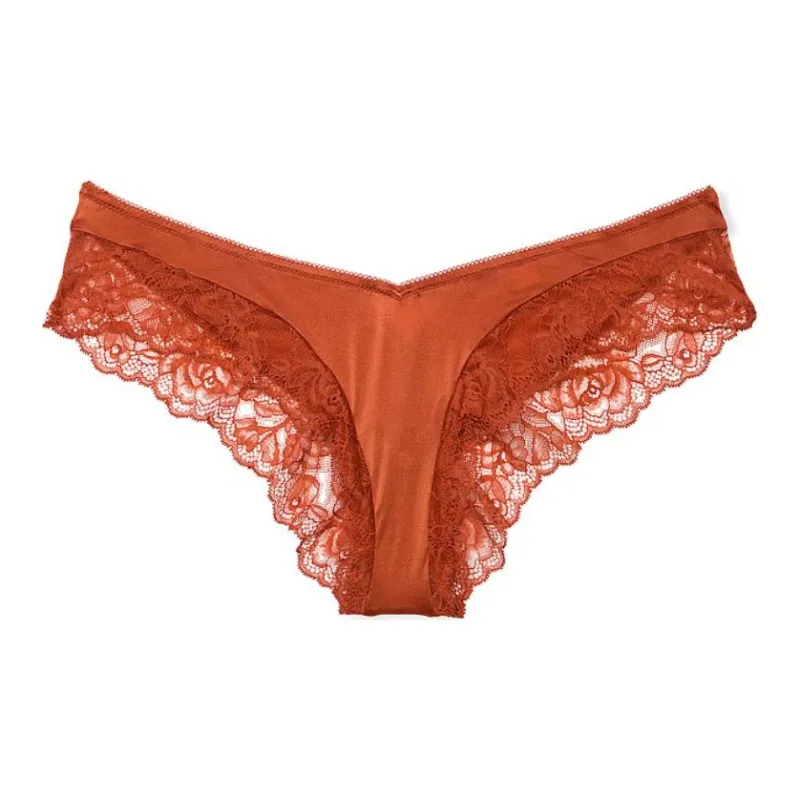 Victoria's Secret Very Sexy Strappy Hardware Cheeky Panty / Gingerbread Underpants Women's 1 Pack Gingerbread-0