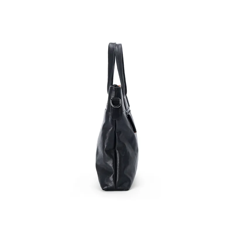 GOLF Cow Leather With Synthetic Leather Genuine Leather Briefcase Regular Men's Black-2