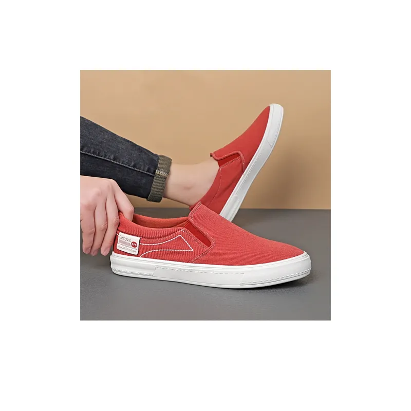 Baoda Breathable Lightweight Low-Top Canvas Shoes Men's-7