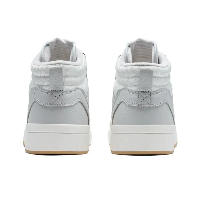 XTEP MAXX LITE Wear-Resistant High-Top Skateboard Shoes Men's Sail White/Moonstone Gray-3