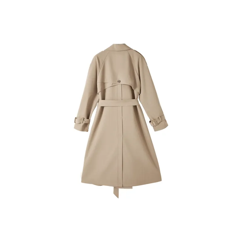 XIANGYING Trench Coat Women's Khaki-1