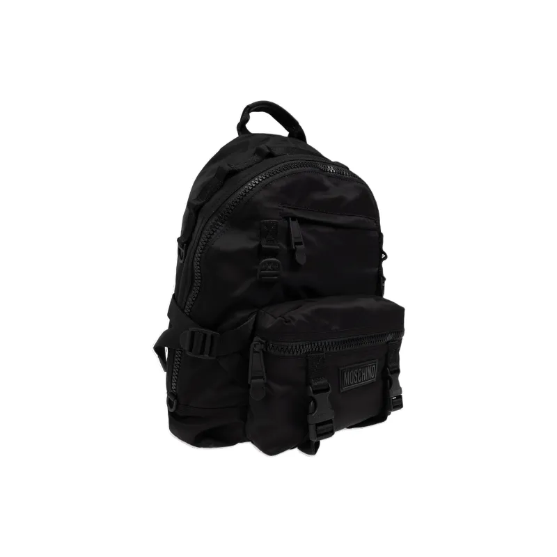 MOSCHINO Polyamide Backpack Men's Black-1