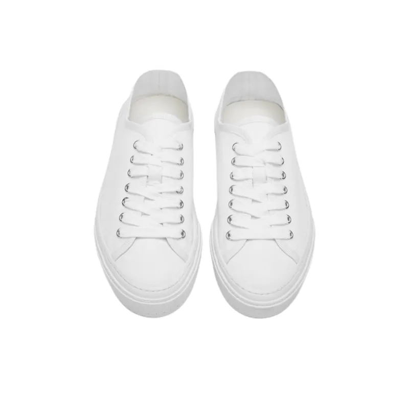 LARDINI Low-Top Skateboard Shoes Men's White-3