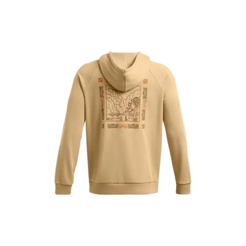 Under Armour Rival Fleece Sweatshirt Men's Camel-1