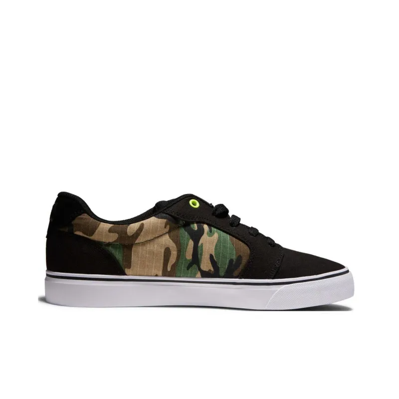 DC Shoes Low-Top Canvas Shoes Men's Black-1