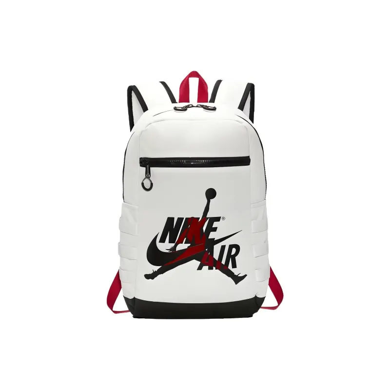 Jordan Polyester Backpack Regular Unisex White-0