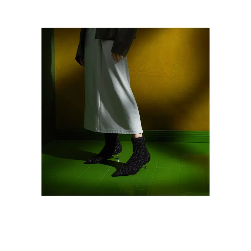 73Hours Green Forest Ankle Boots 5.5cm Women's-14