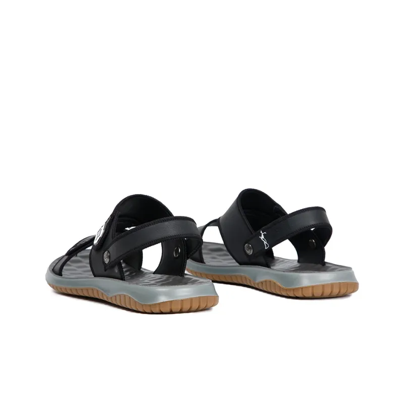 Wit Beach Sandals Men Black-2
