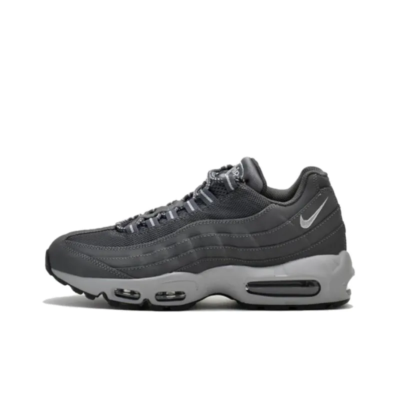 Nike Air Max 95 Anti Slip Wear Resistant Low Top Casual Shoes Men's Gray-0