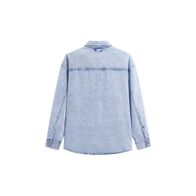 GXG Shirts Men Denim Blue-1
