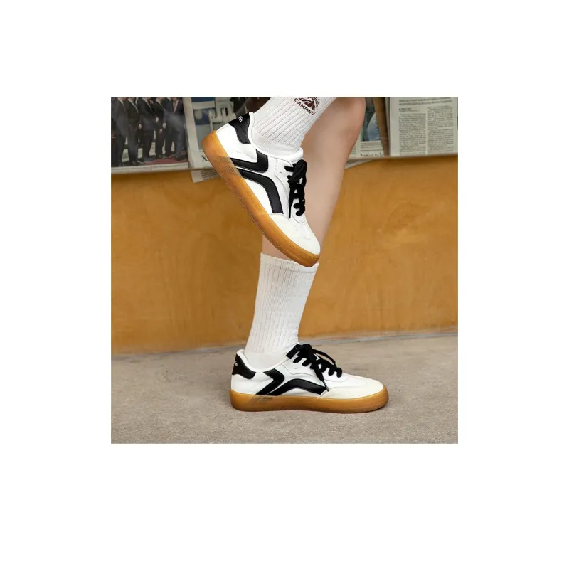 TUOPIN Pie Shoes Spring Summer Travel Slip Resistant And Breathable Low Top Skateboard Shoes Women's-5