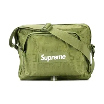 Supreme Nylon Crossbody Bag, Shoulder Bag Regular Unisex Olive Green