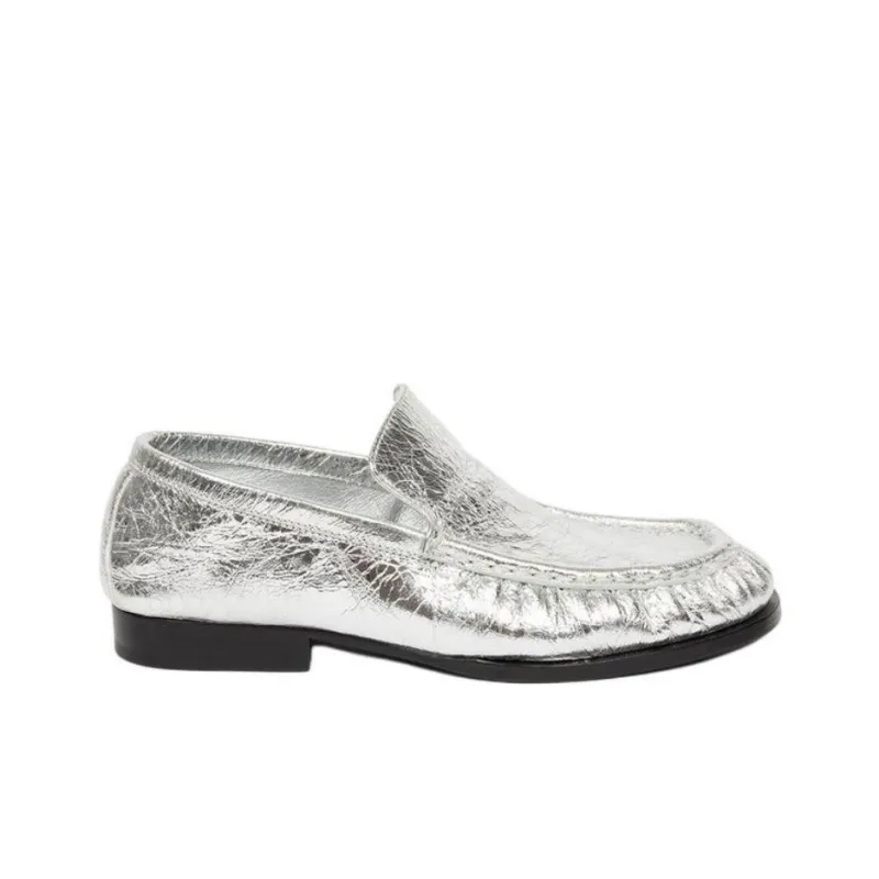 DRIES VAN NOTEN Loafers Women's Silver-1