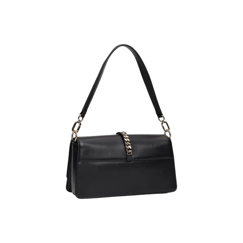 Tommy Hilfiger Leather Handbag Shoulder Bag Regular Women's Black-1