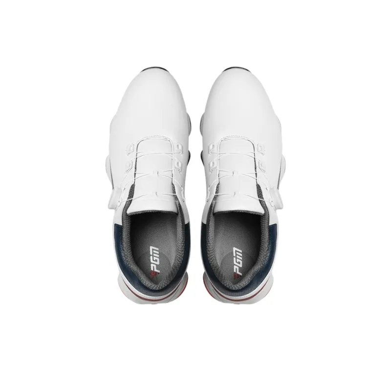 PGM Anti Slip Wear Resistant Low Top Golf Shoes Men's White-3