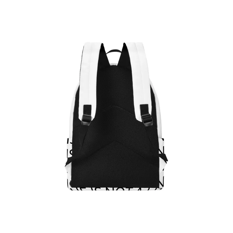 SRRW PU Students Backpack Regular Unisex Ecru-15