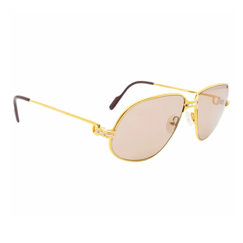 Cartier Vintage Panthère Pilot Frame Sunglasses-2