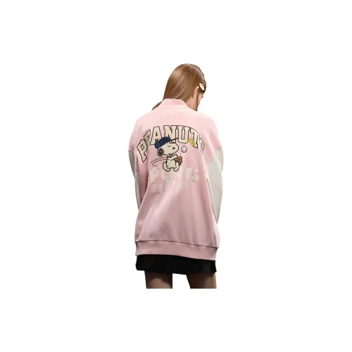 Tonlion x SNOOPY Baseball Jacket Women's