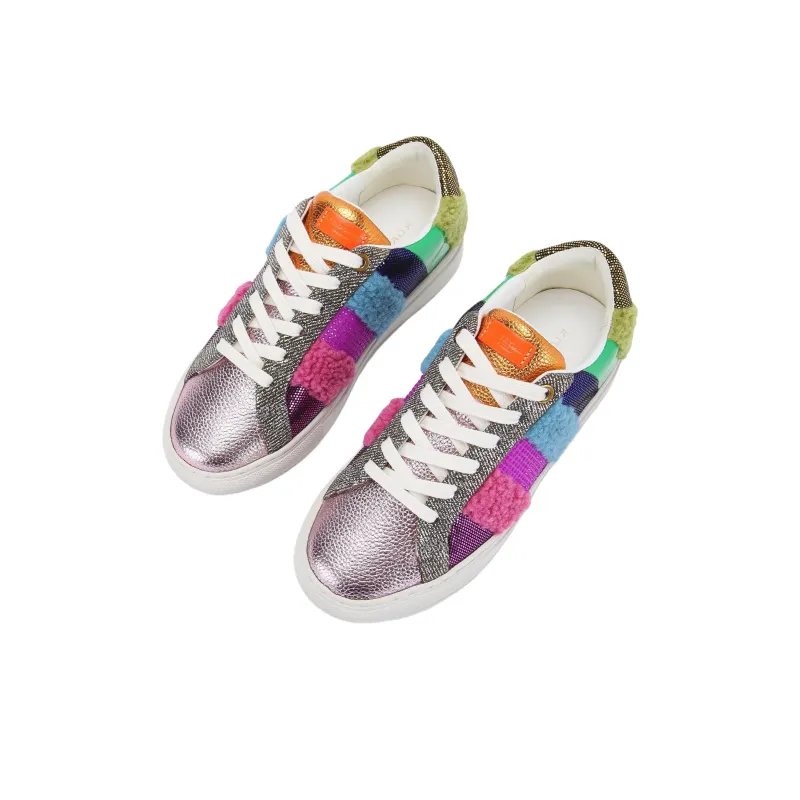 Kurt Geiger London Lane Stripe Low-Top Skateboard Shoes Women's Multicolor-2