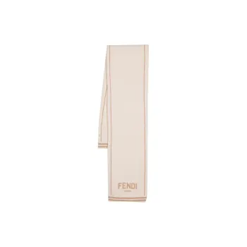 FENDI Cashmere Knit Scarves Kids' Beige Apricot