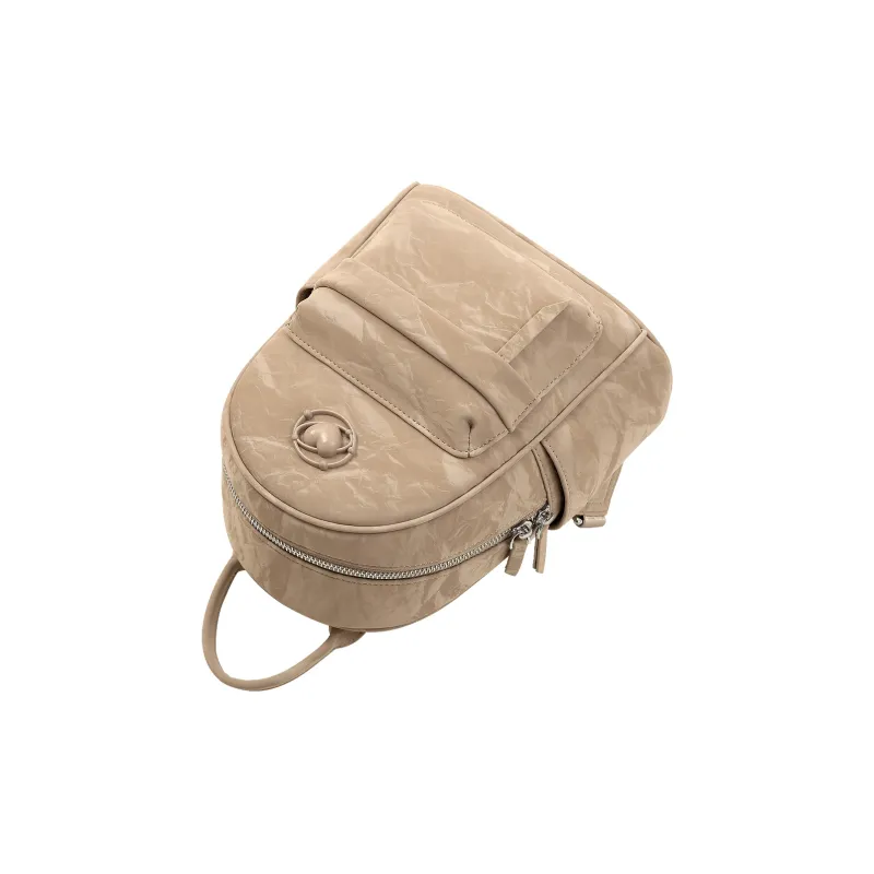 AILUXI PU Backpack Women's Sand Dune-3