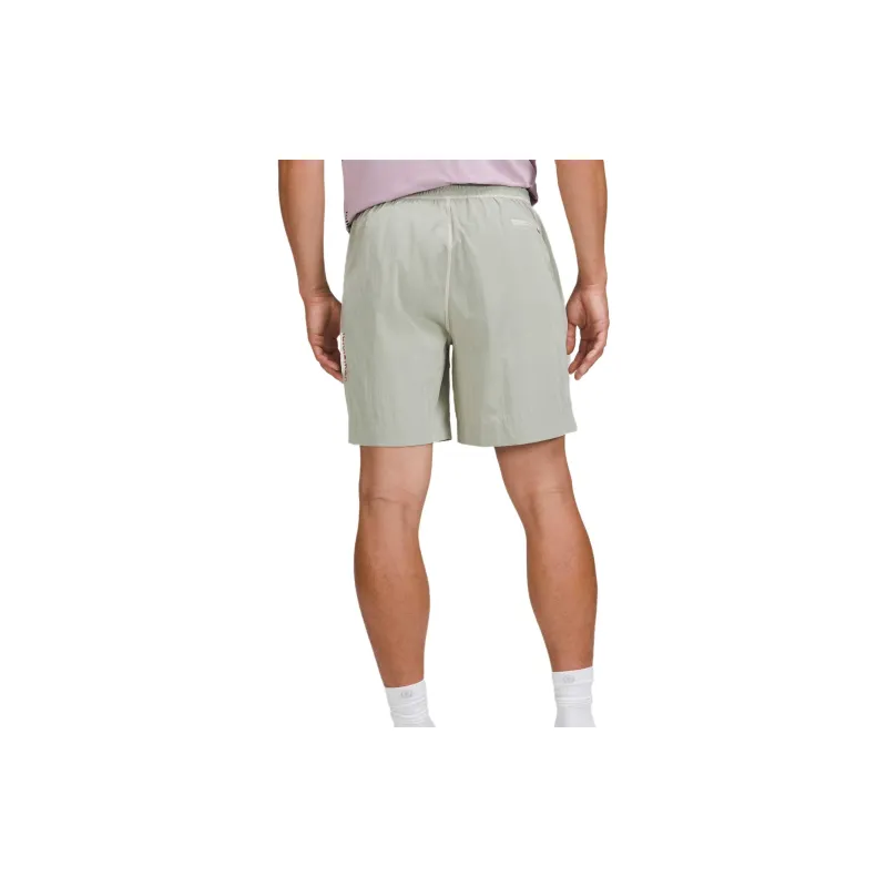 Lululemon Rolled Cuff Casual Shorts Unisex Light Green-1
