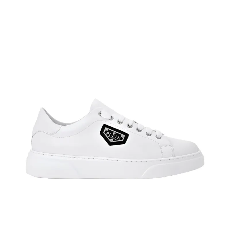 PHILIPP PLEIN Low Top Casual Shoes Unisex White-1