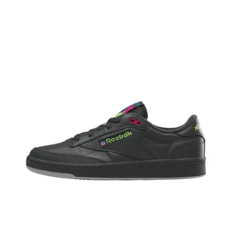 Reebok Club C 85 Vintage Black Pink Green-0