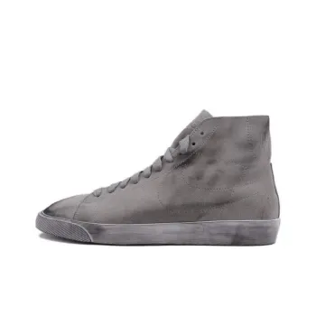 Nike Blazer Mid Anti-Slip Wear-Resistant High-Top Skateboard Shoes Men's Gray