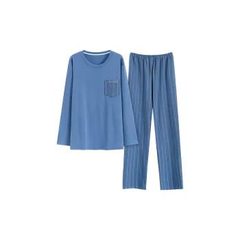 The Story Of The Flower Season Pajama Set Men's Sky Blue