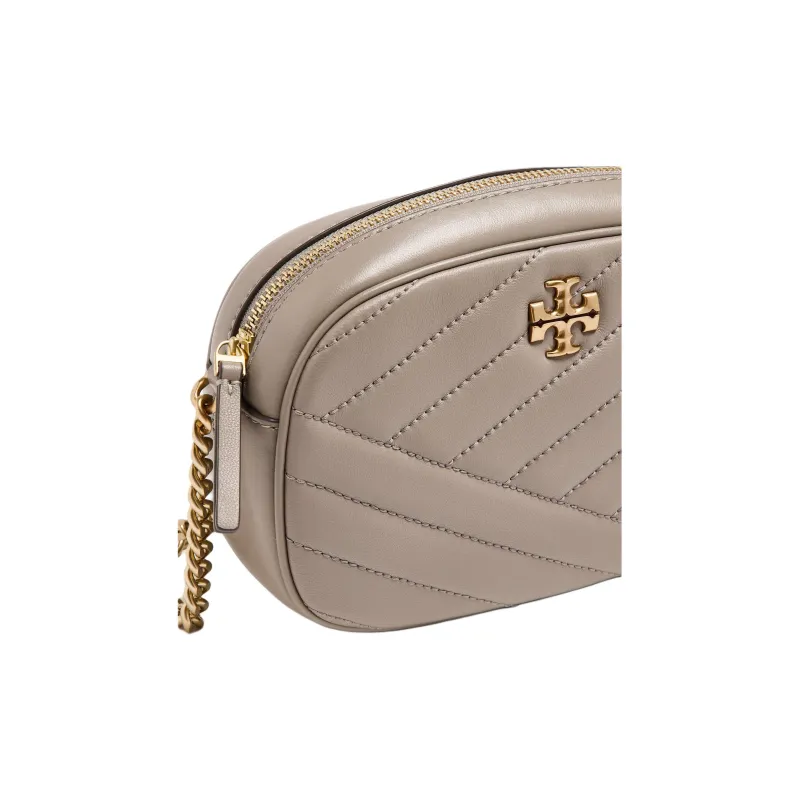 TORY BURCH Kira Leather Crossbody Bag, Shoulder Bag Women's Beige-2