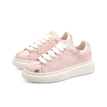 Safiya Virtual Boyfriend Height Enhancing Wear Resistant Lightweight Low Top Skateboard Shoes Women's Pink
