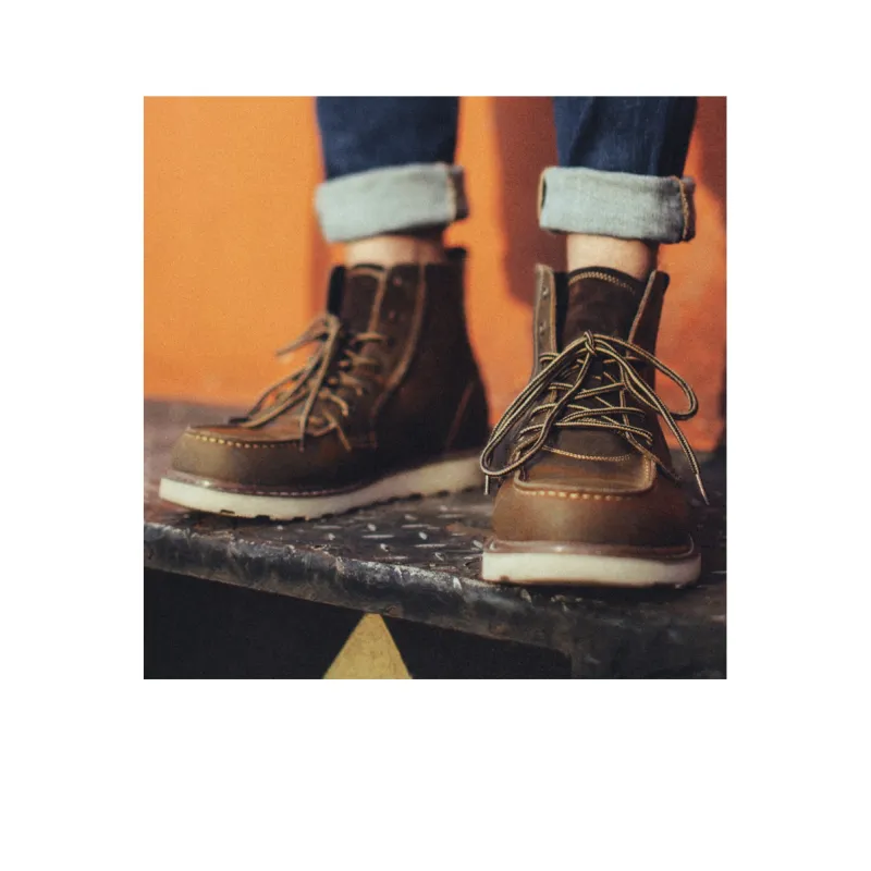 MR.A Ankle Boots Men Beeswax/Black-4