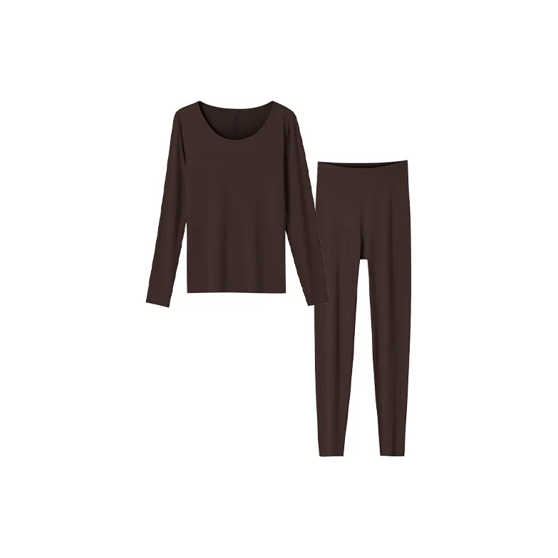 Ubras Muscle bottomed Clothing Series Thermal Set Women's-72