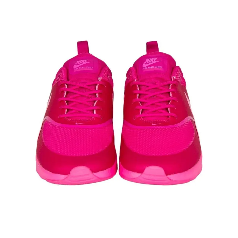 Nike Air Max Thea Anti-Slip Wear-Resistant Low-Top Casual Shoes Women's Red Pink-2