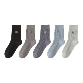 MIIOW Mid Calf Socks Men's 5 Pack