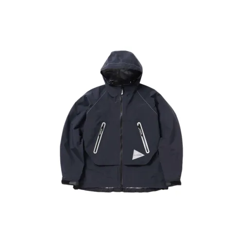 And Wander Jackets Unisex Marine Blue