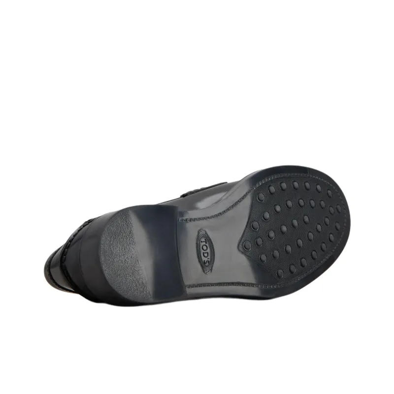 TOD'S Logo Plaque Slip On Loafers Women's-4