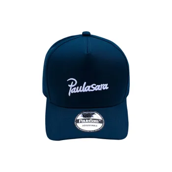 PAULASARA Cotton Baseball Caps Unisex Peacock Blue